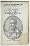 PALATINO, GIOVANNI BATTISTA. Libro . . . Nelqual s''insegna à Scriuer ogni sorte lettera, Antica & Moderna. 1561